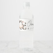 Étiquette Pour Bouteilles D'eau naissance de la vache sans sexe (Devant)