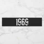 Étiquette Pour Bouteilles D'eau Né en 1969 (Étiquettes simples)