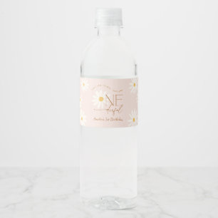 Étiquette Pour Bouteilles D'eau N'est-elle pas MERveilleuse Daisy 1er Anniversaire
