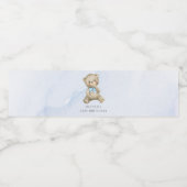 Étiquette Pour Bouteilles D'eau N'importe quel âge l'ours en peluche garçon annive (Étiquettes simples)