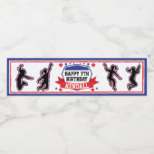 Étiquette Pour Bouteilles D'eau Ninja Warrior Girls Birthday Party Boisson (Étiquettes simples)