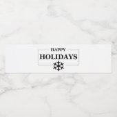 Étiquette Pour Bouteilles D'eau Noël Joyeux Noël Joyeux Noël (Étiquettes simples)