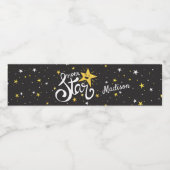 Étiquette Pour Bouteilles D'eau Nom personnalisé Superstar (Étiquettes simples)