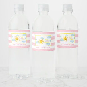 Étiquette Pour Bouteilles D'eau Notre petit Étiquette de bouteilles d'eau de sole