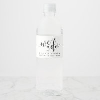 Nous Marions Favor Étiquette bouteille d'eau