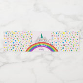 Étiquette Pour Bouteilles D'eau Nouvel anniversaire de fille mignonne (Étiquettes simples)