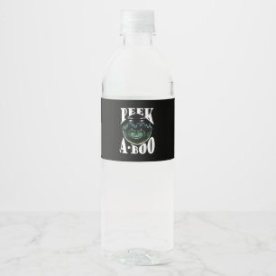 Étiquette Pour Bouteilles D'eau Oeuvre couleur néon - Peekabo