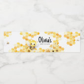Étiquette Pour Bouteilles D'eau Oh Babee Bee Baby shower (Étiquettes simples)