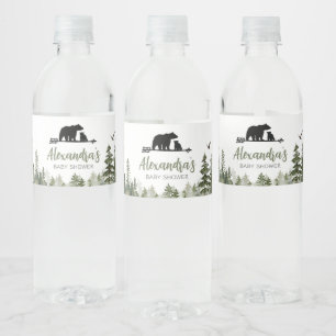 Étiquette Pour Bouteilles D'eau Oh Boy Lumberjack Baby shower