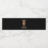 Étiquette Pour Bouteilles D'eau Oh Deer Outstanding In My Field Funny Humor (Étiquettes simples)