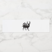 Étiquette Pour Bouteilles D'eau Oh Deer Retro Classic Vibe  (Étiquettes simples)