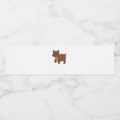 Étiquette Pour Bouteilles D'eau Oh Deer Soft Minimal Design  (Étiquettes simples)