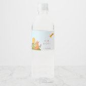 Étiquette Pour Bouteilles D'eau Oh garçon Prince Water (Devant)