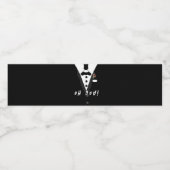 Étiquette Pour Bouteilles D'eau Oh mon Dieu ! Smoking (Étiquettes simples)