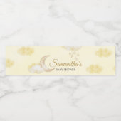 Étiquette Pour Bouteilles D'eau Over the Moon Baby Shower (Étiquettes simples)