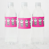 Étiquette Pour Bouteilles D'eau Panda Kids (Bouteilles)