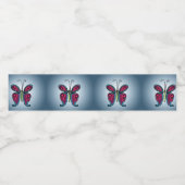 Étiquette Pour Bouteilles D'eau Papillon  (Étiquettes simples)