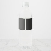 Étiquette Pour Bouteilles D'eau Parce que la science (Dos)