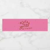 Étiquette Pour Bouteilles D'eau Parfait Match Bachelorette Party (Étiquettes simples)