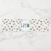 Étiquette Pour Bouteilles D'eau Partie à thème de bogues H2O (Étiquettes simples)