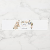 Étiquette Pour Bouteilles D'eau Parties scintillant d'hiver onederland merveilleux (Étiquettes simples)