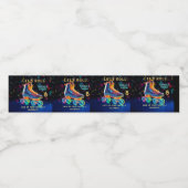 Étiquette Pour Bouteilles D'eau Patinage à rouleaux, 8 ans (Étiquettes simples)