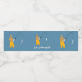 Étiquette Pour Bouteilles D'eau Pêche (Étiquettes simples)