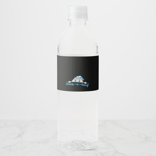 Étiquette Pour Bouteilles D'eau Peekaboo (Devant)