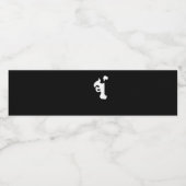 Étiquette Pour Bouteilles D'eau Peekaboo Lazy Sloth (Étiquettes simples)