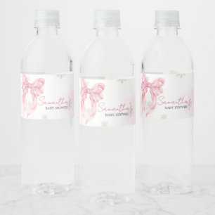 Étiquette Pour Bouteilles D'eau Père Noël Baby Christmas Baby shower