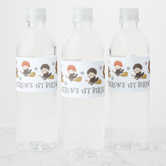 Étiquette Pour Bouteilles D'eau Personnage Chibi Harry Potter (Bouteilles)