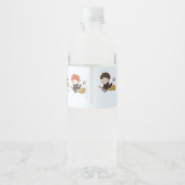 Étiquette Pour Bouteilles D'eau Personnage Chibi Harry Potter (Dos)