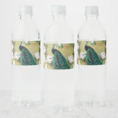 Étiquette Pour Bouteilles D'eau Pétac avec fleurs (Bouteilles)