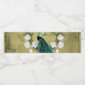 Étiquette Pour Bouteilles D'eau Pétac avec fleurs (Étiquettes simples)