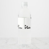 Étiquette Pour Bouteilles D'eau Petit Baby shower Cowboy (Dos)