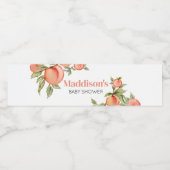 Étiquette Pour Bouteilles D'eau Petit Baby shower doux (Étiquettes simples)