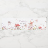 Étiquette Pour Bouteilles D'eau Petit Baby shower Whimsical Fairy (Étiquettes simples)