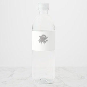 Étiquette Pour Bouteilles D'eau Petit Boo esthétique simple
