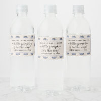 Petit Citrouille bleu bébé garçon douche