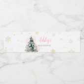 Étiquette Pour Bouteilles D'eau Petit paquet de joies Noël (Étiquettes simples)