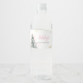 Étiquette Pour Bouteilles D'eau Petit paquet de joies Noël (Devant)
