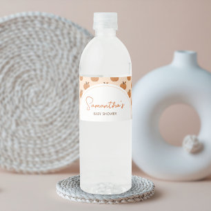 Étiquette Pour Bouteilles D'eau Petite Citrouille Baby Shower d'Automne