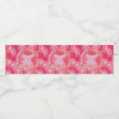 Étiquette Pour Bouteilles D'eau PiG Flower of life (Étiquettes simples)