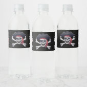 Étiquette Pour Bouteilles D'eau Pirate (Bouteilles)