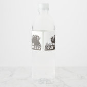 Étiquette Pour Bouteilles D'eau  Pointer allemand à poil dur (Dos)
