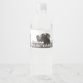 Étiquette Pour Bouteilles D'eau  Pointer allemand à poil dur (Devant)