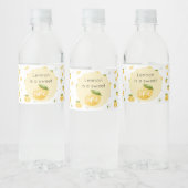 Étiquette Pour Bouteilles D'eau Premier Anniversaire Lemon Sweet (Bouteilles)