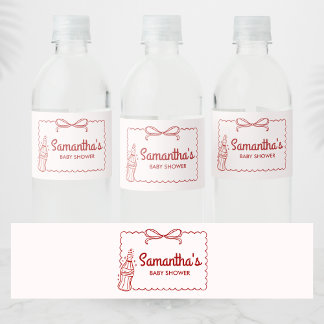 Étiquette Pour Bouteilles D'eau Prête à éclore Fête bébé Soda