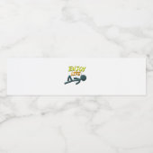 Étiquette Pour Bouteilles D'eau Profitez de la vie (Étiquettes simples)