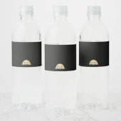 Étiquette Pour Bouteilles D'eau Quote de base graphique Peekaboo (Bouteilles)